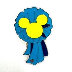 Disney Hidden Mickey Blue Ribbon Completer Pin